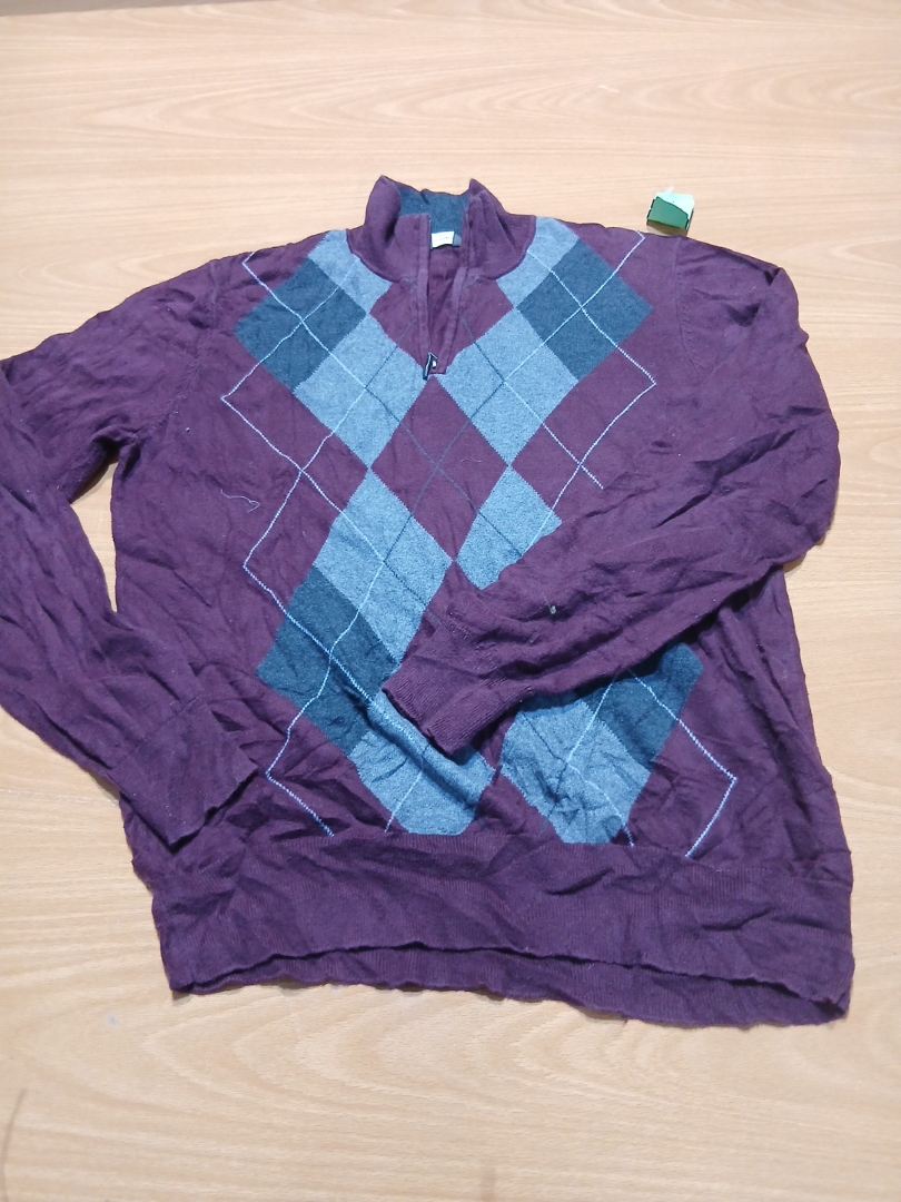 Denver Hayes 1/4 Zip Argyle Sweater