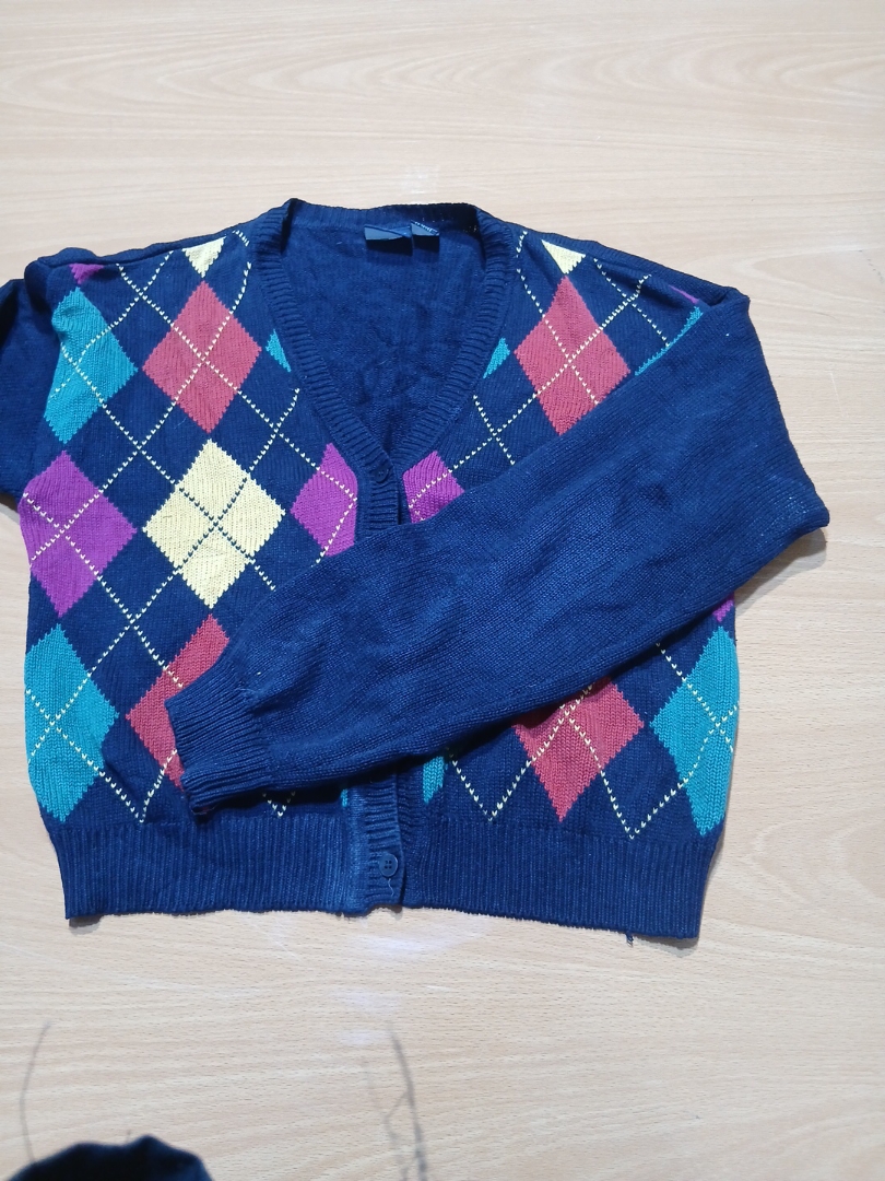 Lizsport Argyle Cardigan