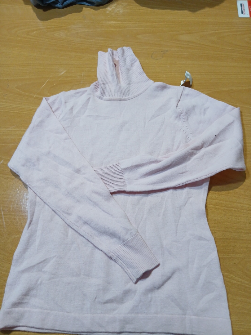 CW Blizzard Mills Pink Turtleneck Sweater