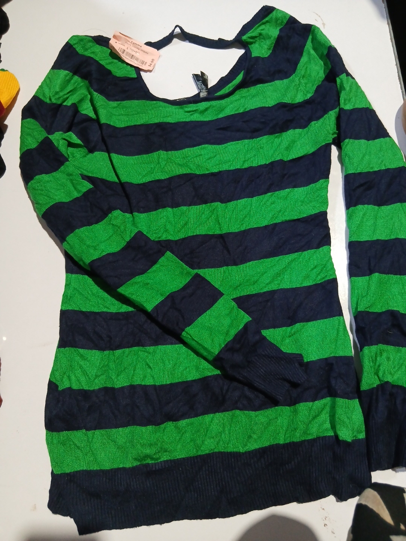 Razzle Dazzle Striped Long Sleeve Top