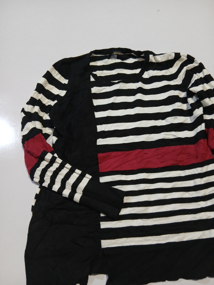 Renuar Striped Cardigan
