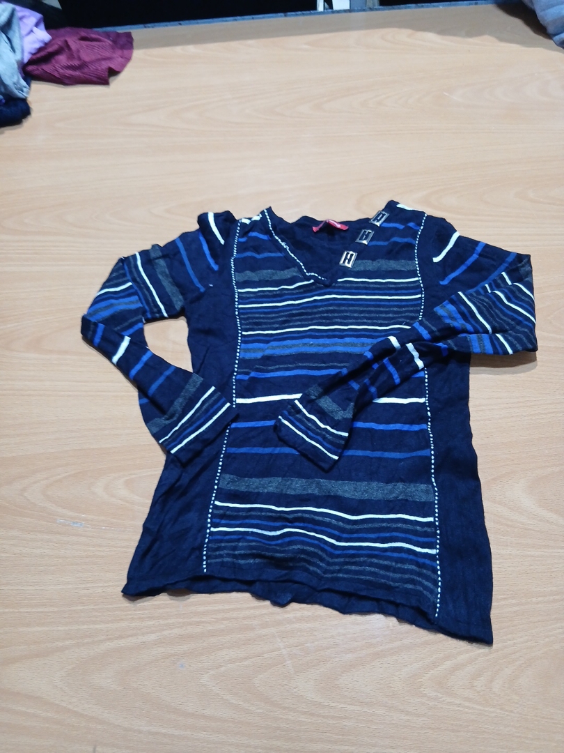 Striped Long Sleeve Top