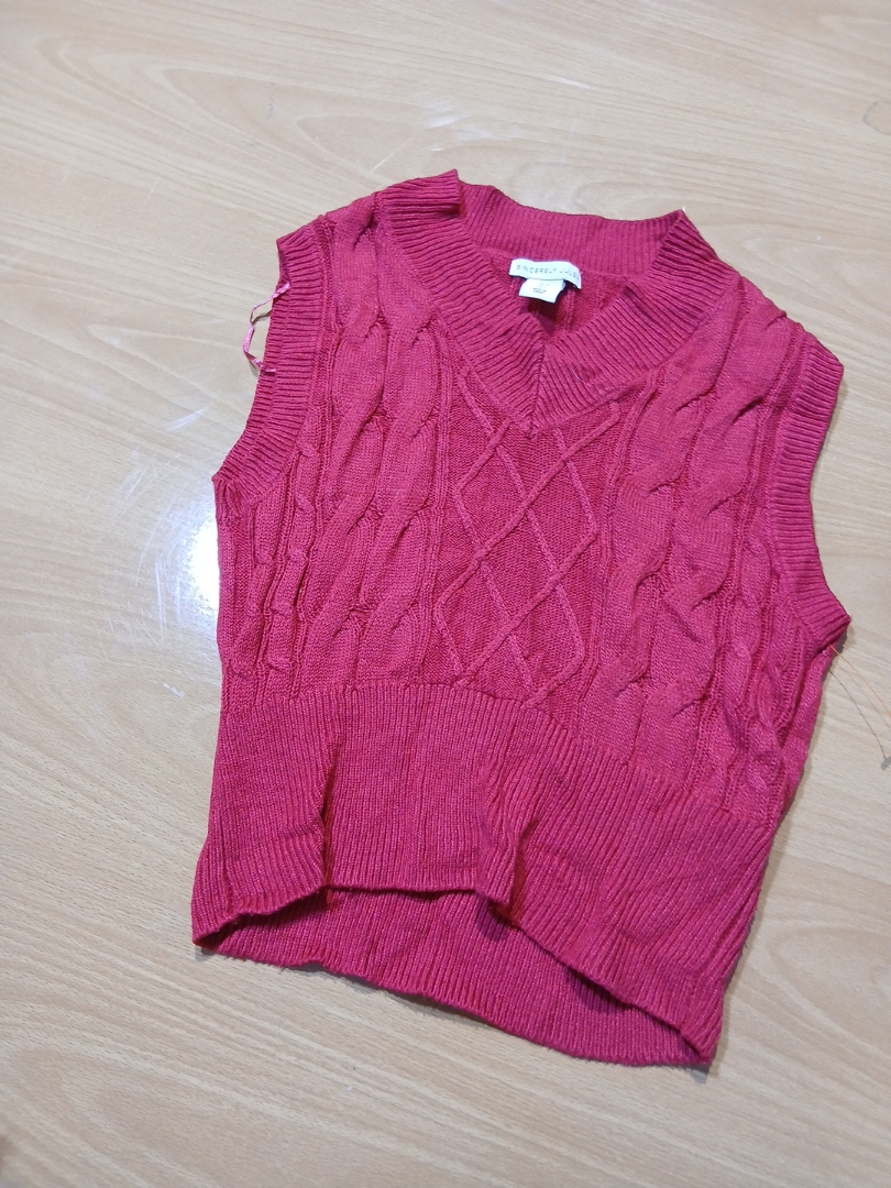 Sincerely Jules Cable Knit Sweater Vest