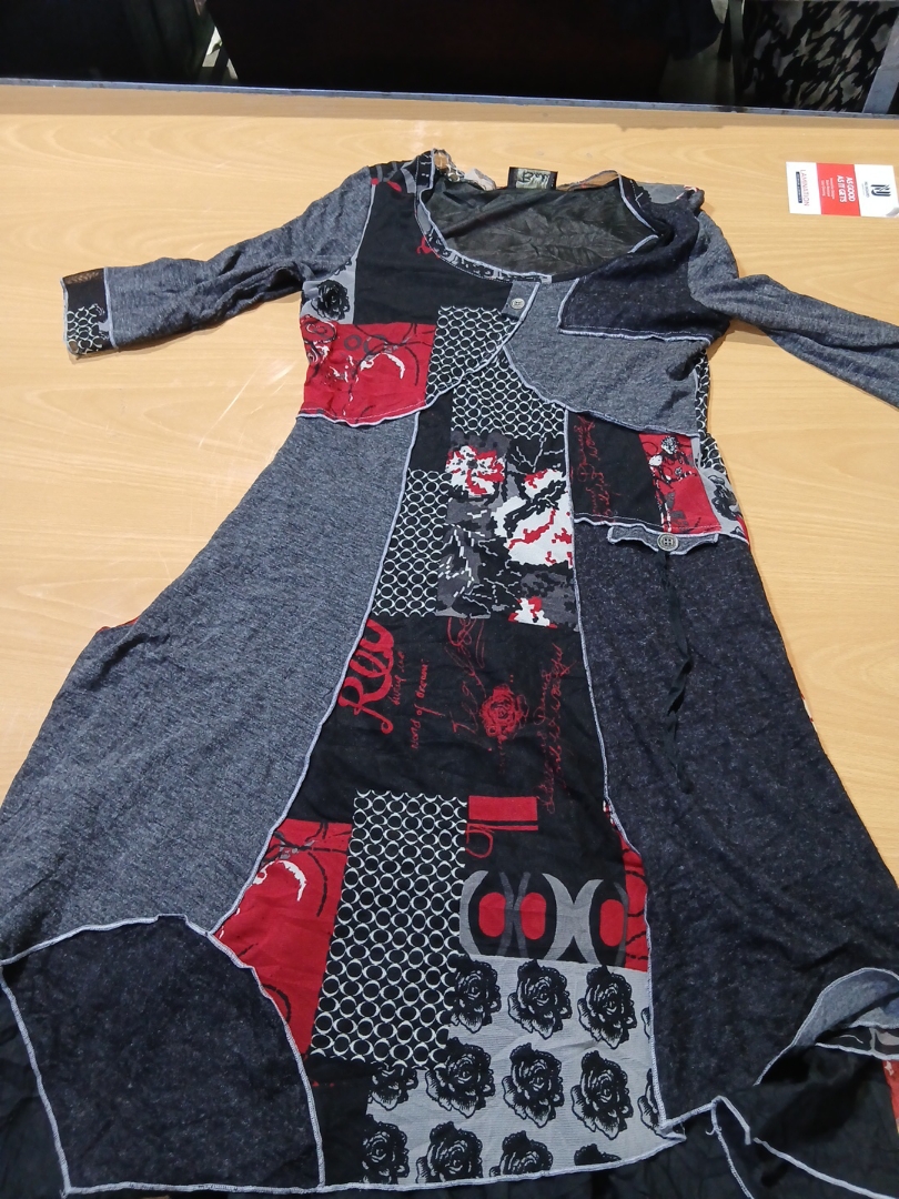 Robe imprimée patchwork