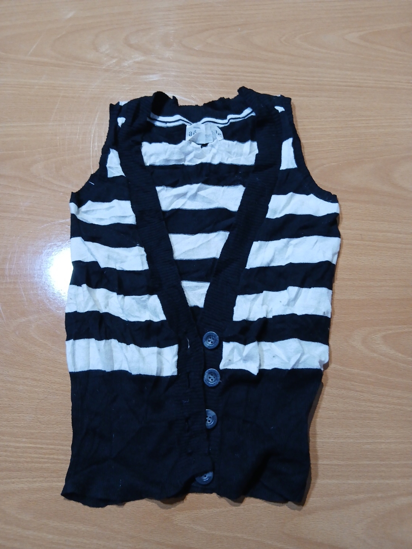 Aeropostale Striped Knit Vest