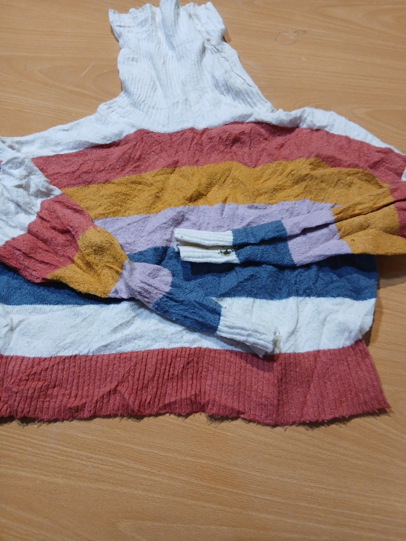 MINKPINK Striped Turtleneck Knit Sweater