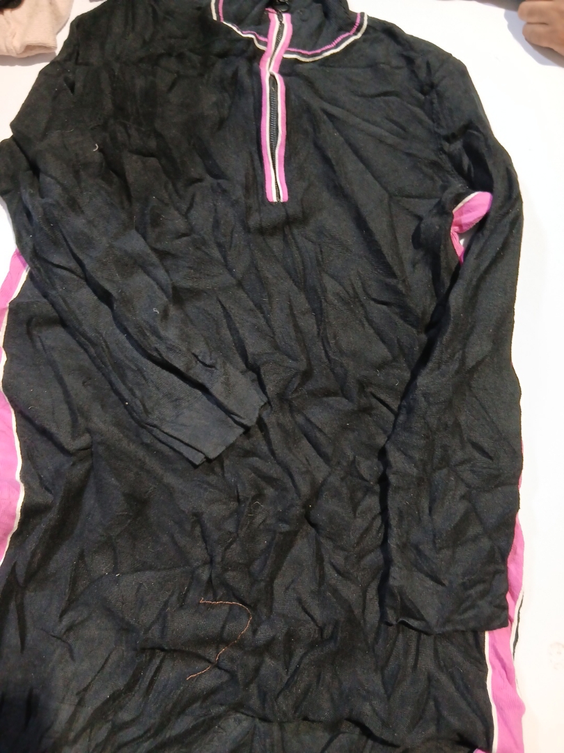 Tristan Black Knitwear 1/4 Zip