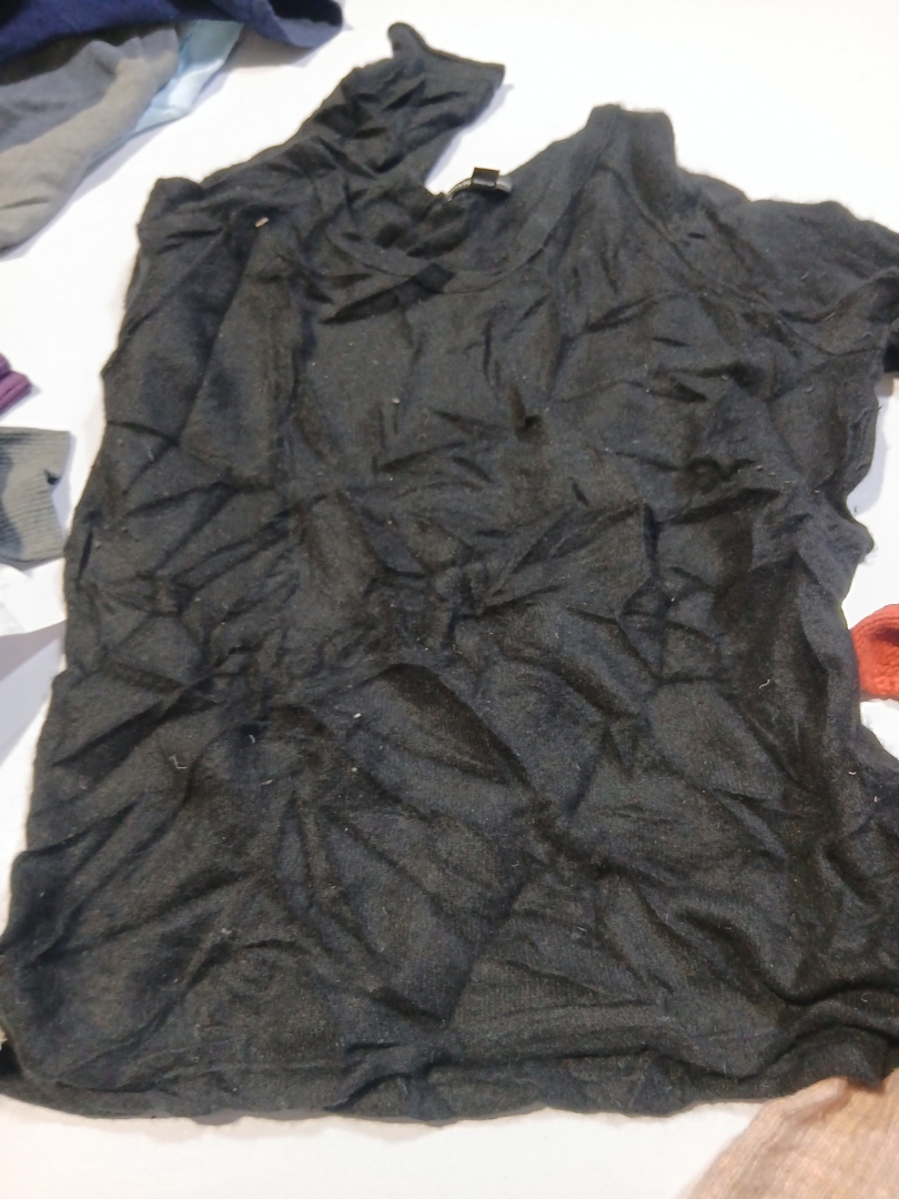 James Perse Black Knit Top