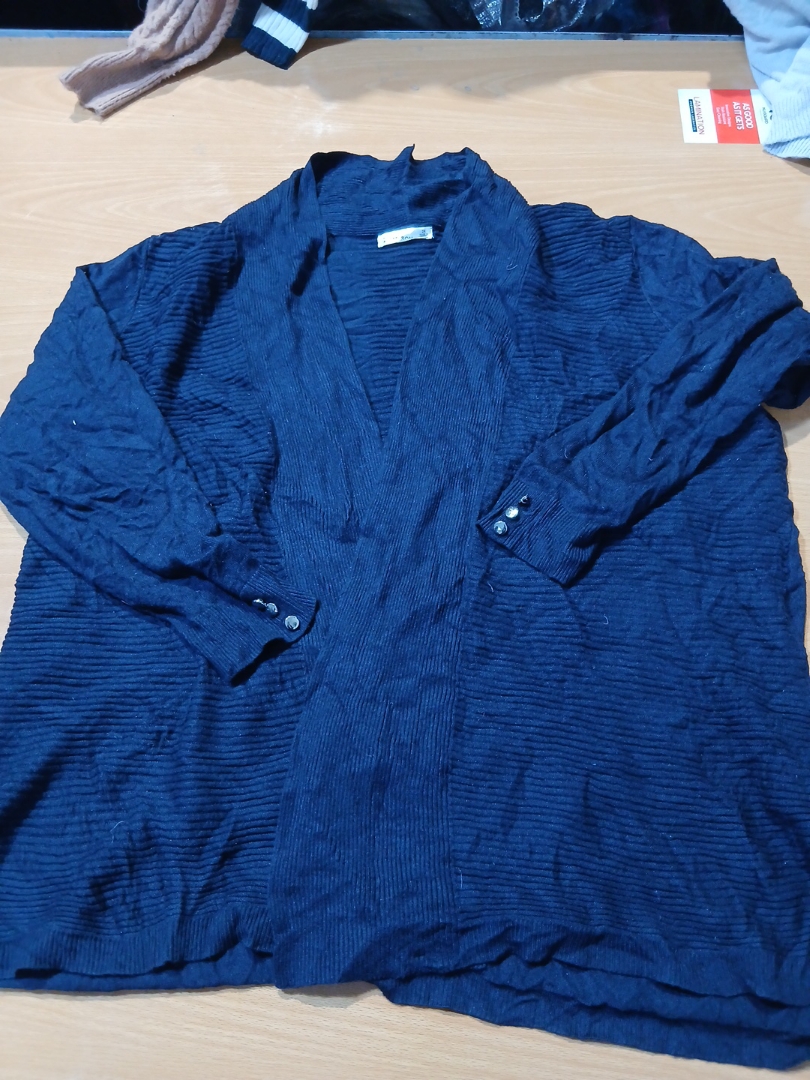 89th + Madison Navy Knit Cardigan