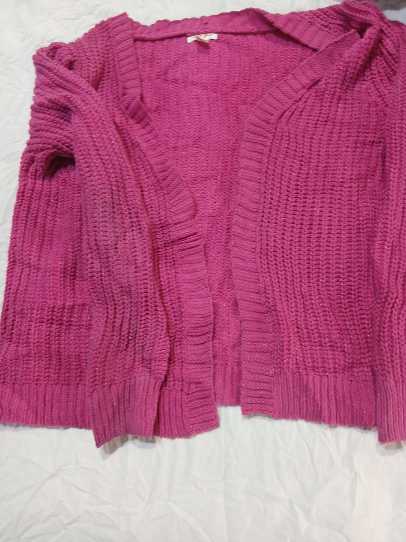 Pink Knit Cardigan