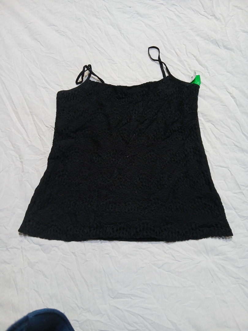 Black Lace Trim Camisole