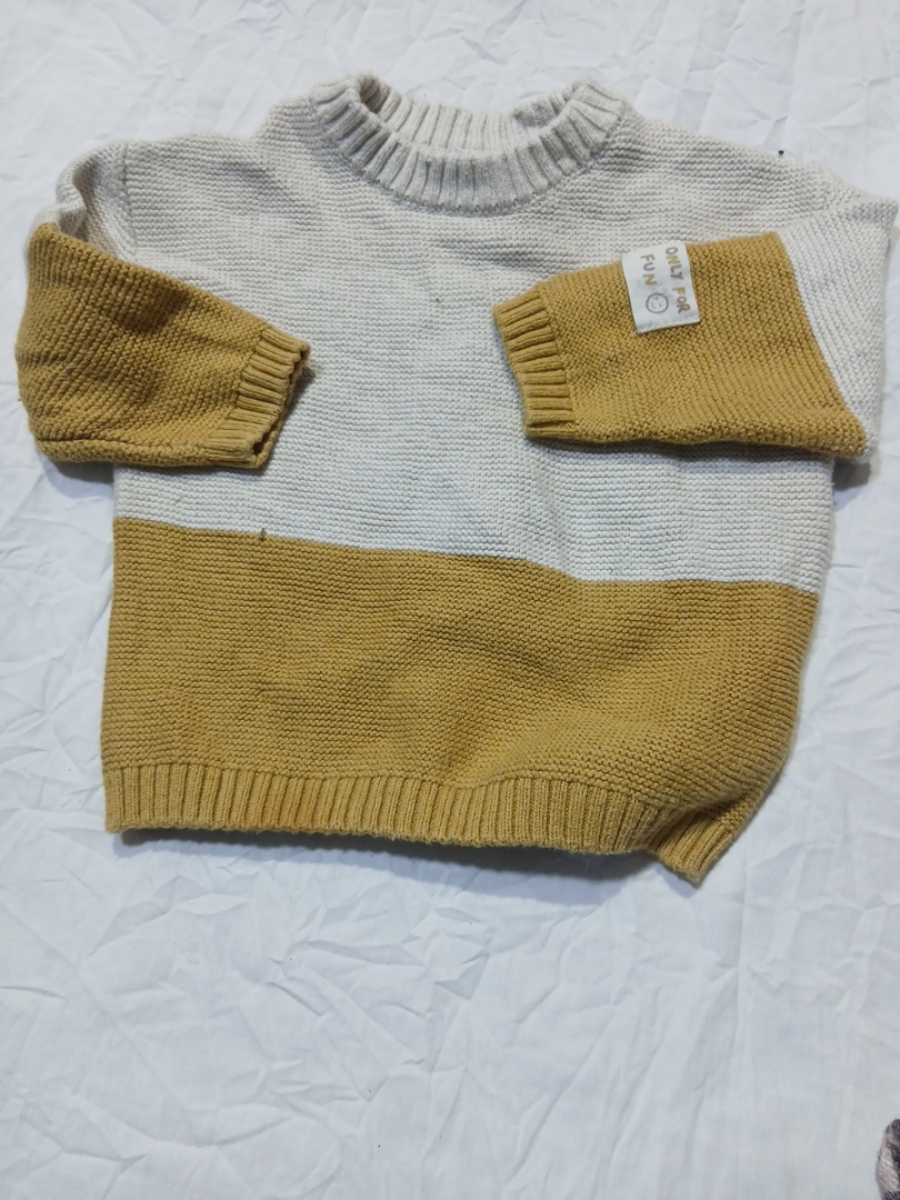 Color Block Knit Sweater