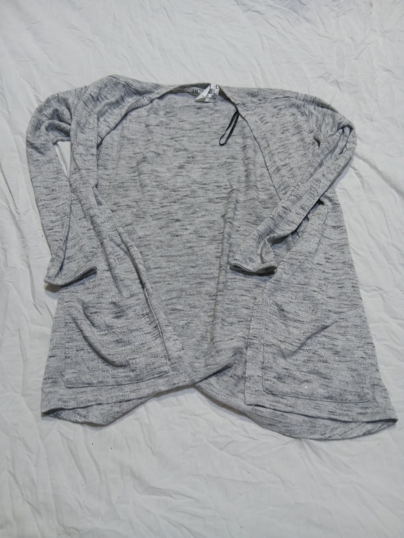 H&M Grey Knit Cardigan