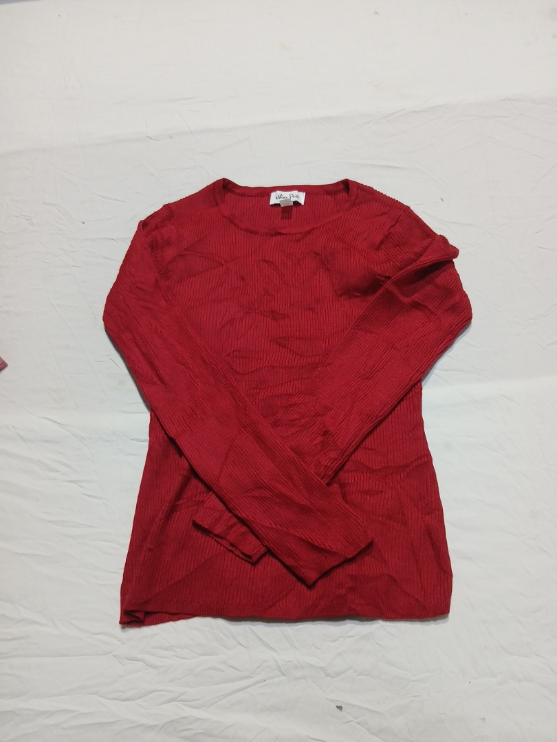 Melissa Paige Red Knit Top