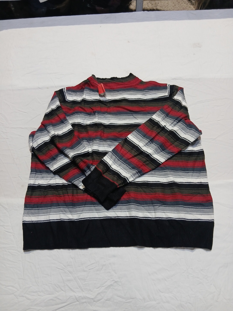 Sag Harbor Striped Knit Top