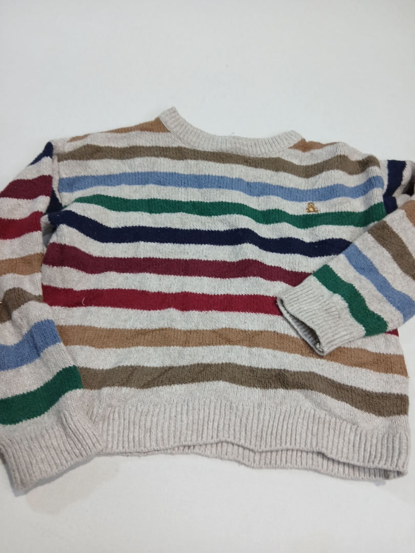 Baby Noah Striped Knit Sweater