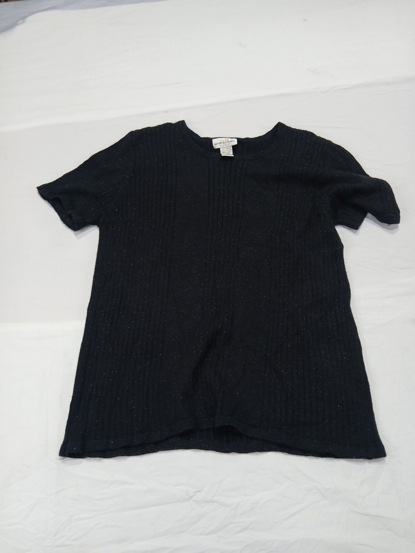 Sarah B Studio Black Knit Top