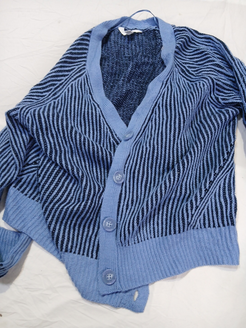 Time and Tru Striped Cardigan