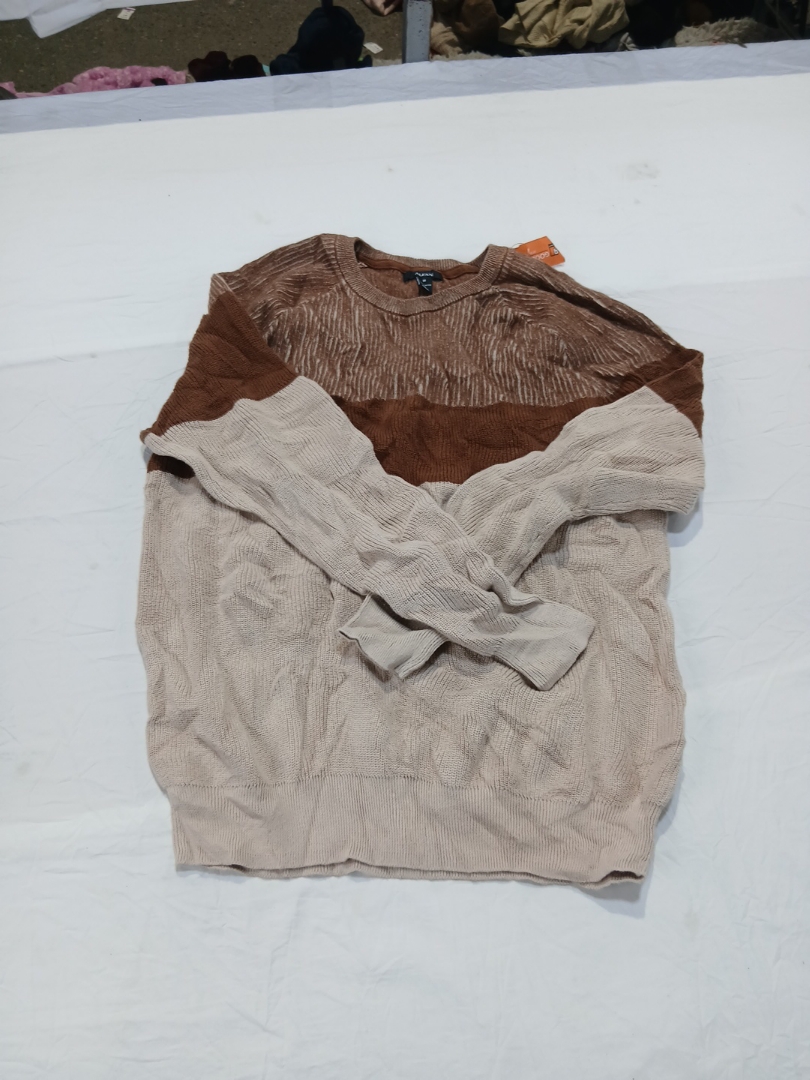 Alfani Color Block Knit Sweater