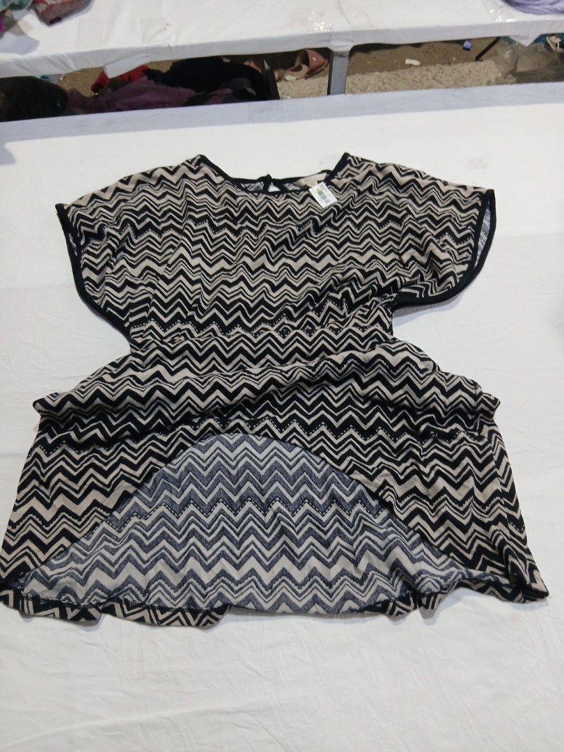 Jonathan Martin Chevron Print Top