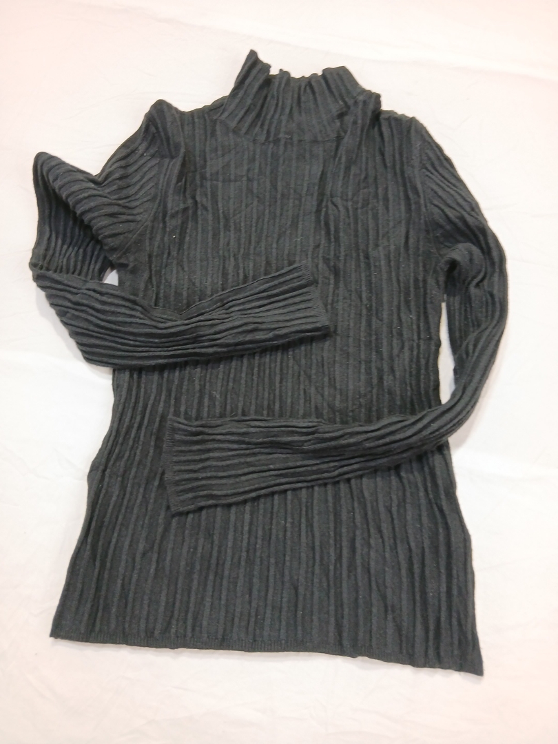 Urban Outfitters Black Ribbed Turtleneck Knit Top