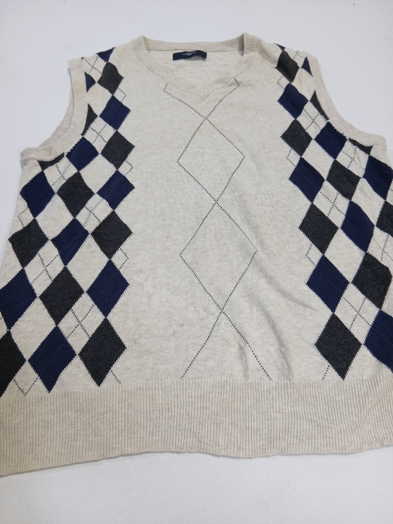 Gilet en tricot argyle Urban Tribe