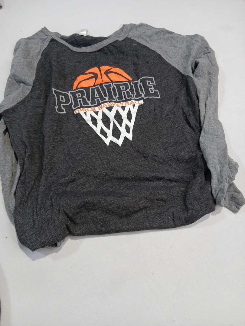 Prairie Girls Basketball Raglan T-shirt