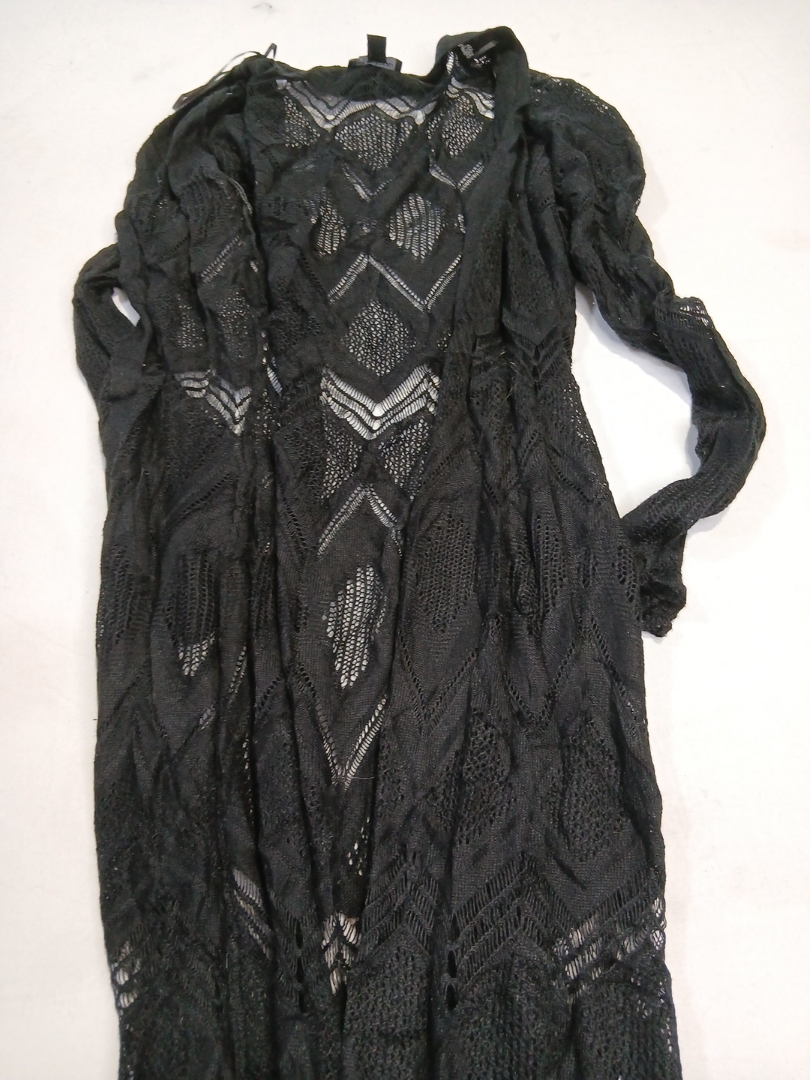 Le Chateau Black Lace Cardigan
