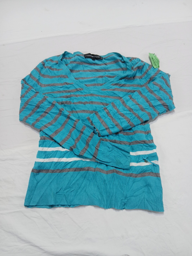 Contemporaine Striped Knit Top