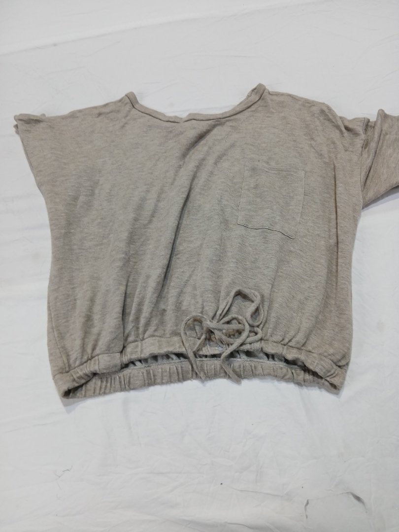 Moa Moa Drawstring Hem Top