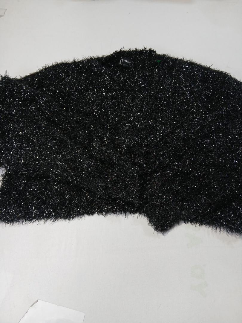 Art Class Black Shaggy Cardigan