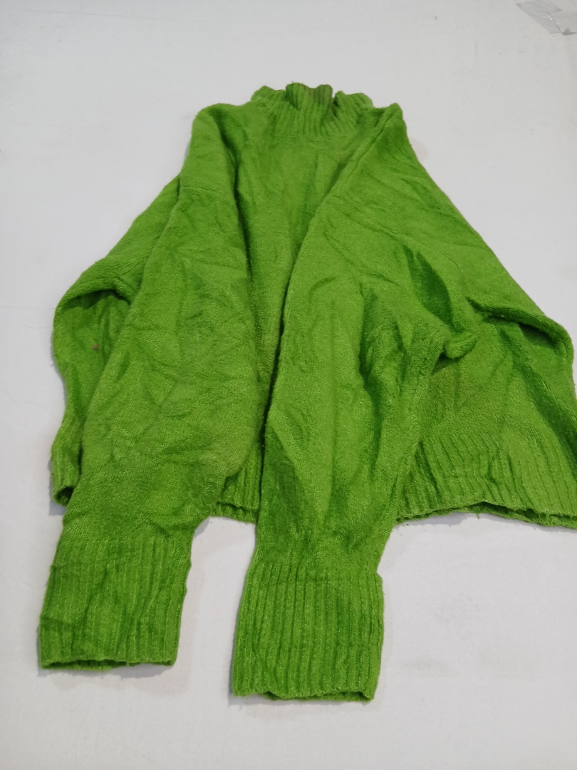 Zara Green Turtleneck Knit Sweater