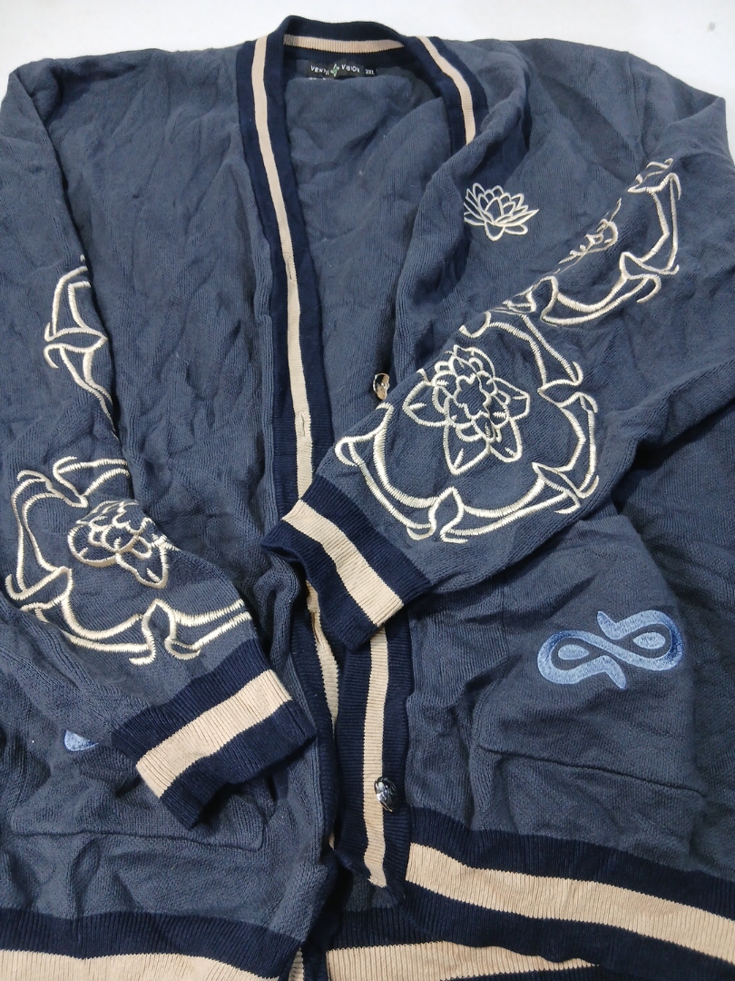 Venti Vision Embroidered Cardigan