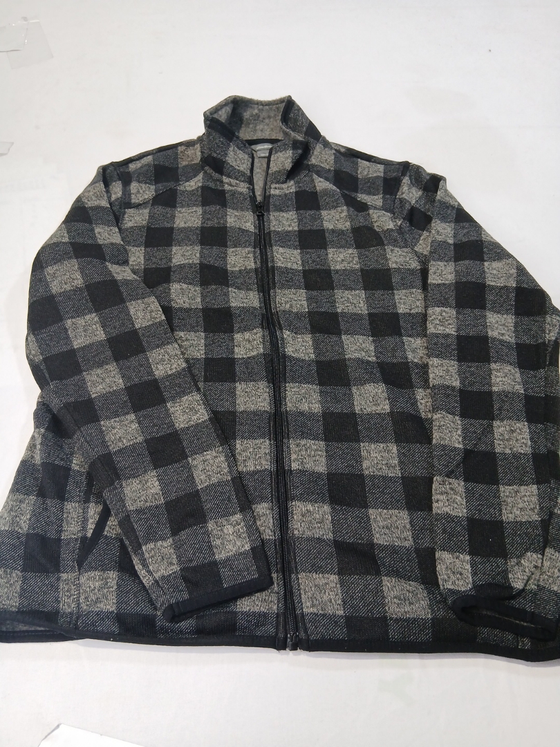 Eddie Bauer Plaid Fleece Jacket