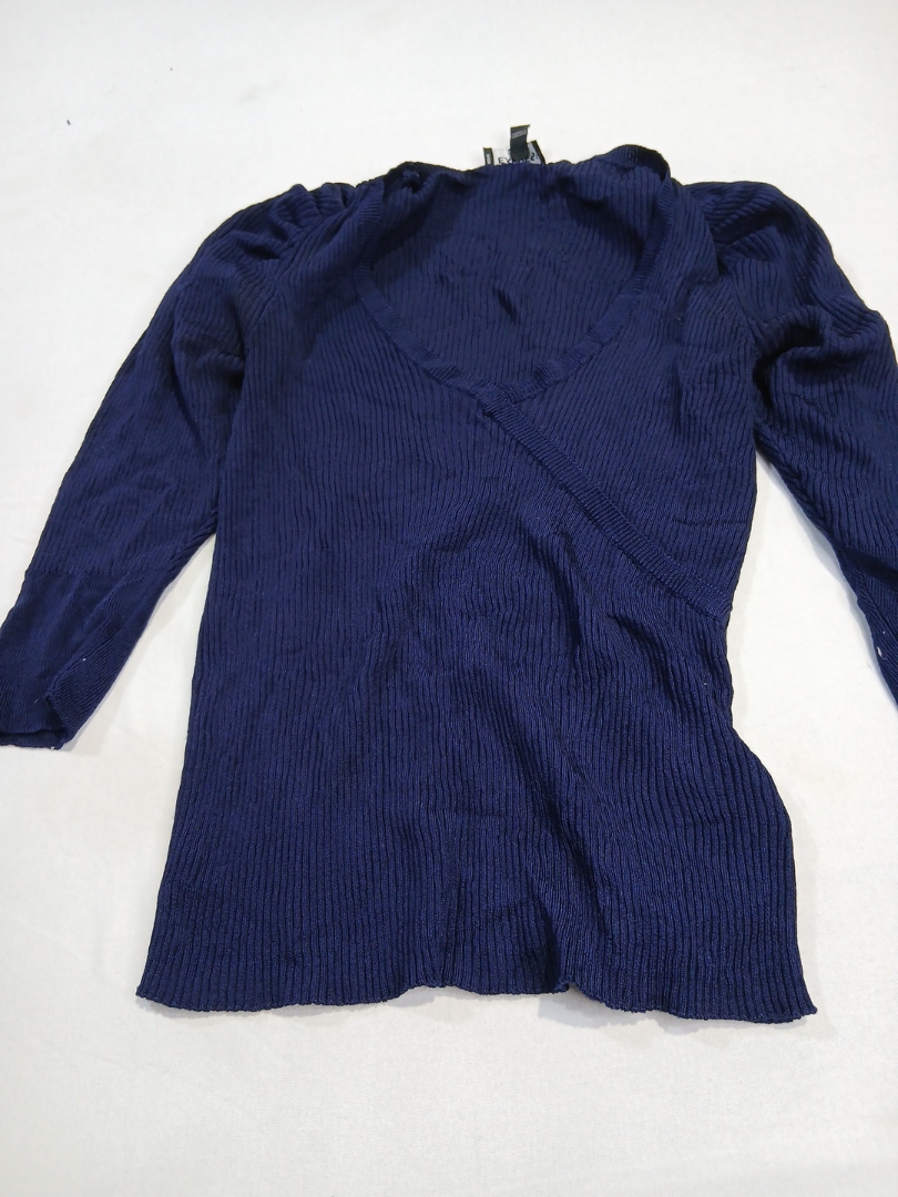 Express Blue Knit Top
