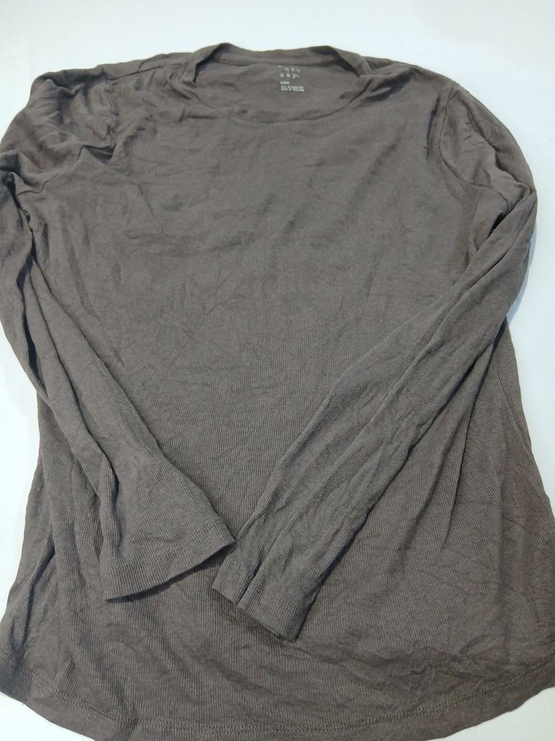 A New Day Brown Long Sleeve T-shirt