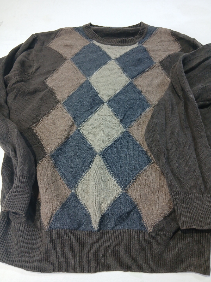 Haggar Argyle Knit Sweater