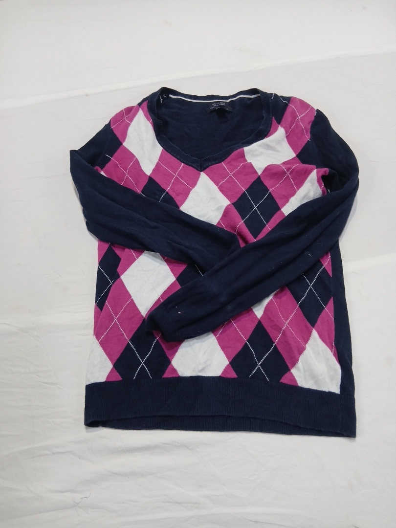 Tommy Hilfiger Argyle Knit Sweater