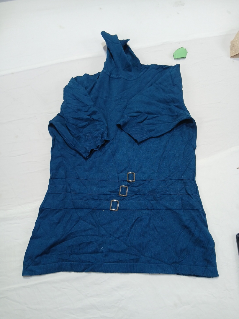 Maglione a collo alto blu di San Francisco