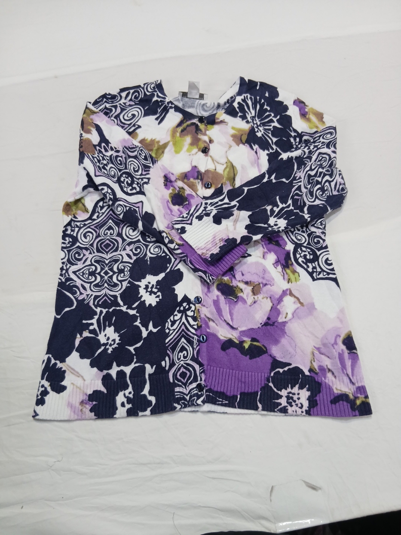 Cardigan floreale petite Christopher & Banks