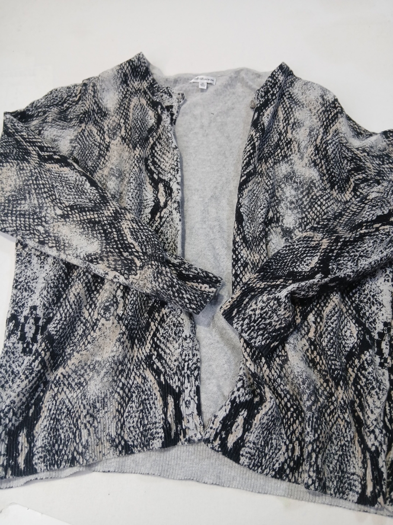Croft & Barrow Snake Print Cardigan