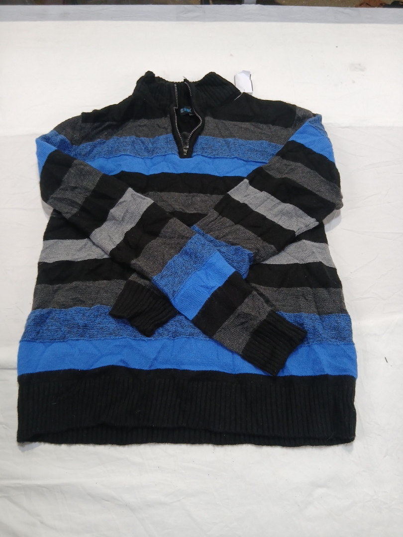Subculture Striped 1/4 Zip Sweater