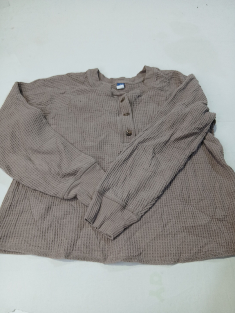 Old Navy Waffle Knit Button-Up Top