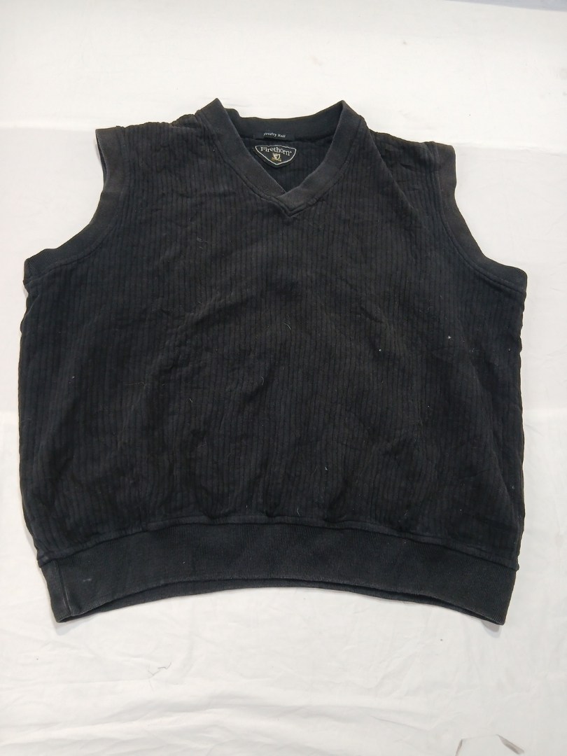 Firethorn Black Knit Waistcoat