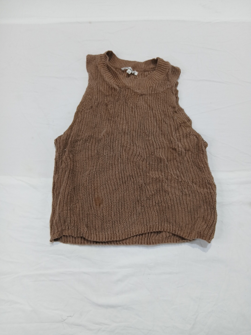 Reformation Brown Knit Top