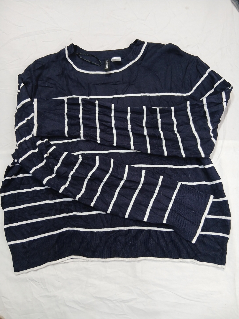 H&M Divided Pull en tricot rayé