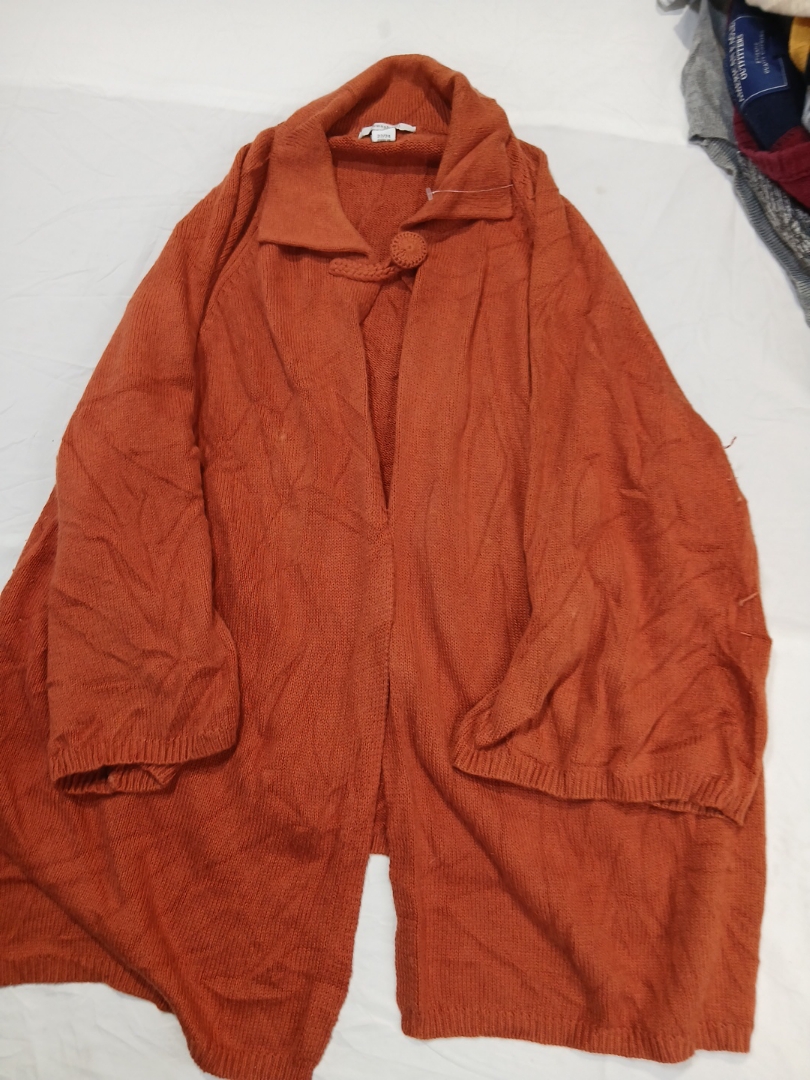 Cardigan en tricot orange Dressbarn