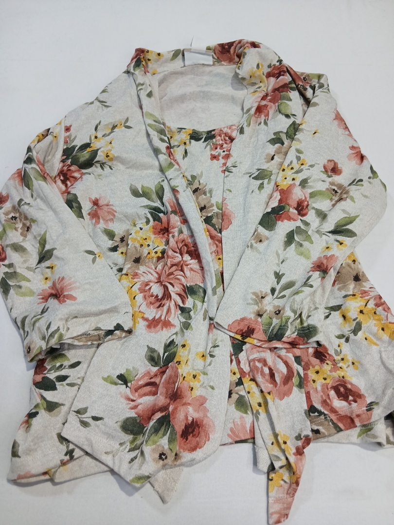 Ensemble de cardigans à imprimé floral Alfred Dunn..