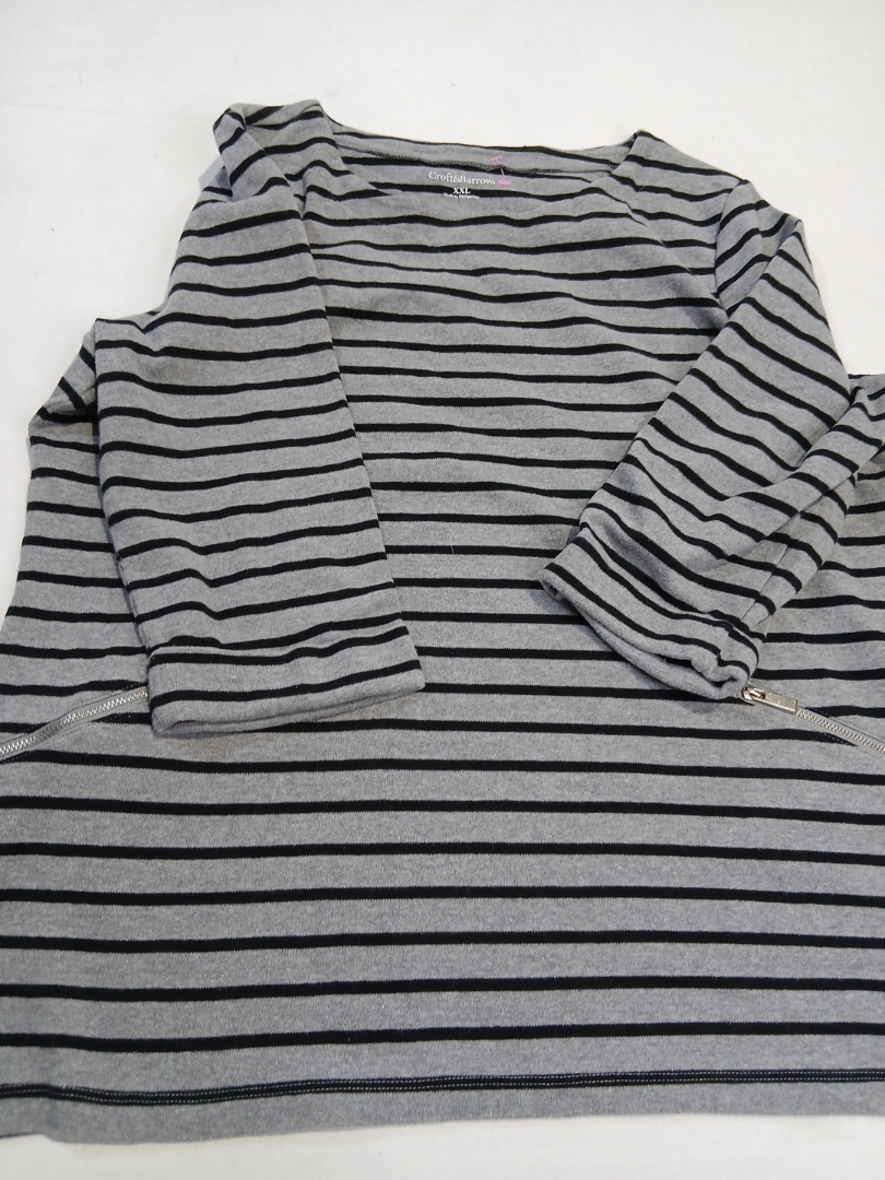 Croft & Barrow Haut à manches longues rayé