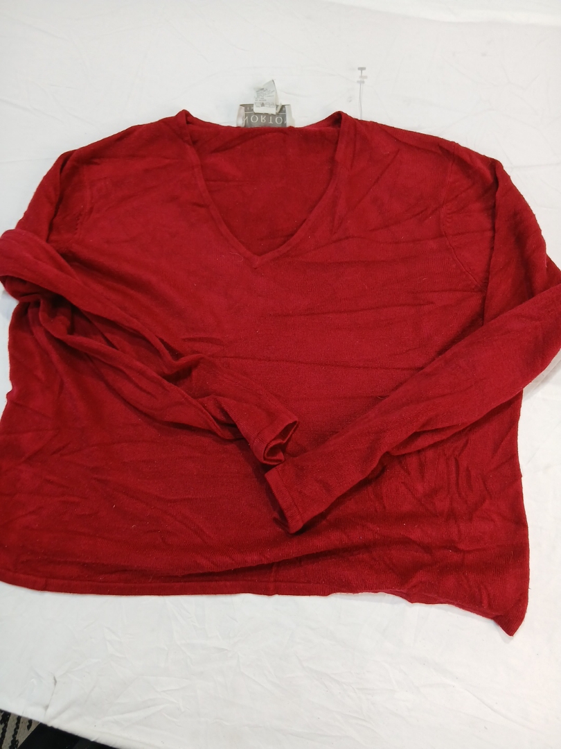 Red Long-Sleeve Sweater